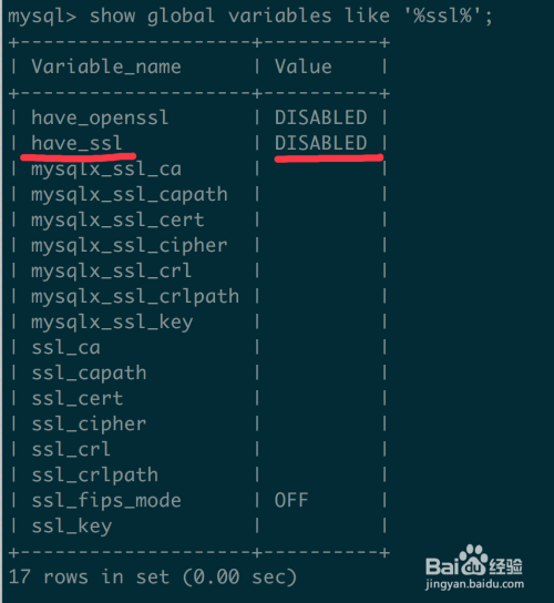 登录mysql数据库_如何关闭数据库SSL？