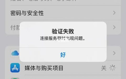 新苹果ID连接服务器失败的原因何在？