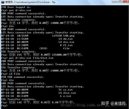 ftp命令连linux服务器上_本地Linux主机使用FTP上传文件到Linux云服务器