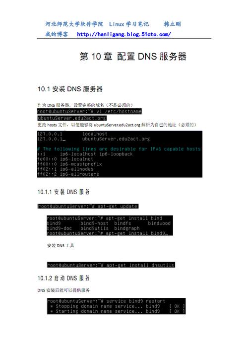 服务器局域网dns配置_配置DNS