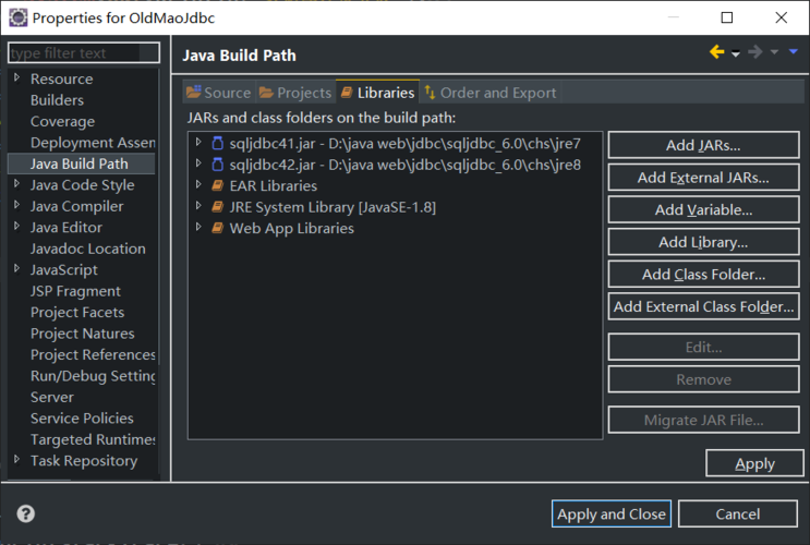 Eclipse连接数据库_连接数据库