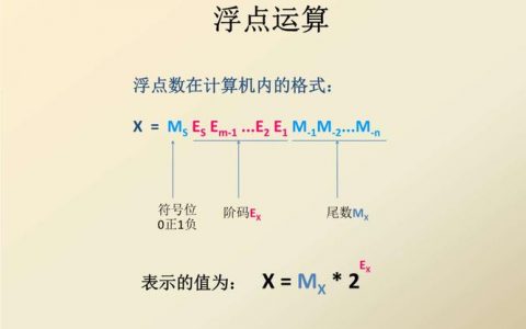 浮点数运算中常见的运算符有哪些？
