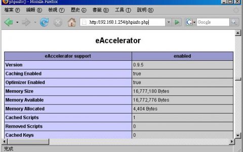 eAccelerator_，如何优化PHP性能并加速网站加载速度？