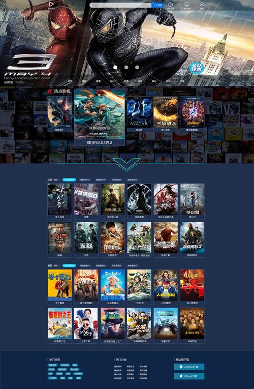 电影网站模板_网站模板设置