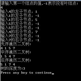 二叉树求深度c语言_C#语言
