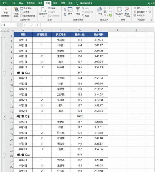 excel数据分类汇总 _通过Excel导入数据