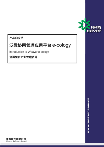 泛微ecology_方案概述