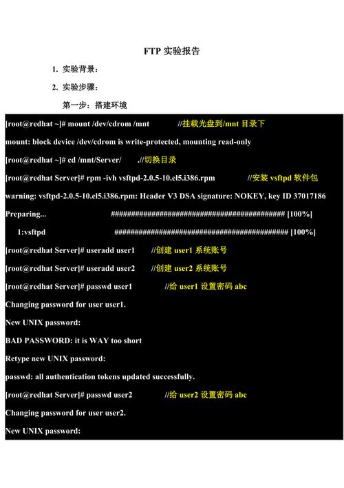 ftp服务器的搭建的实验报告_搭建FTP站点
