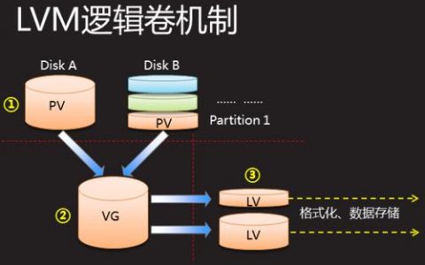 如何利用LVM在服务器上创建逻辑卷？
