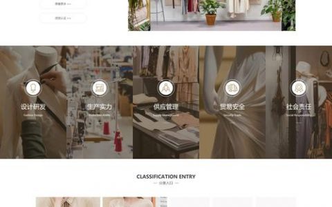 如何构建一个专注于服装鞋帽行业的专业网站建设？