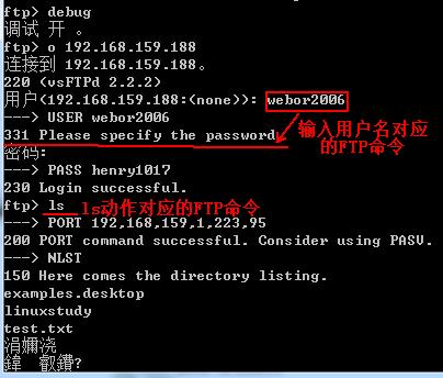 ftp服务器打开命令_FTP