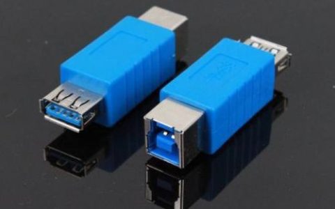 如何正确连接蓝色USB 3.0接口？