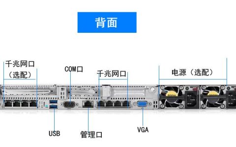 HP服务器上的双圈标志代表什么类型的接口？