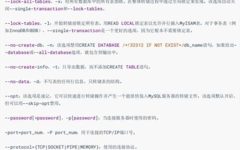 如何应对在使用mysqldump命令时出现的SET @@SESSION.SQL错误？