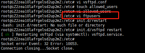 ftp文件上传到云服务器_本地Linux主机使用FTP上传文件到Linux云服务器