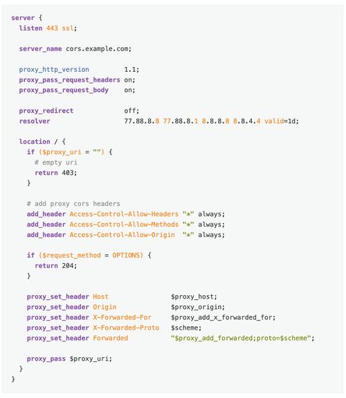 服务器配置cors 报错_CORS