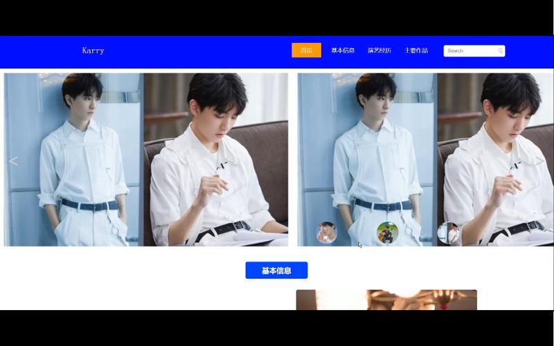 明星网页网站制作_网页版小程序制作