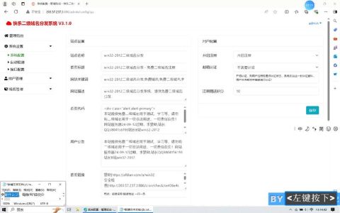 如何有效利用免费二级域名空间进行网站分区？