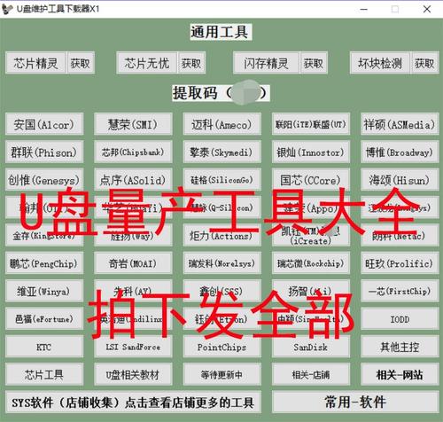 u盘量产工作在哪里下载