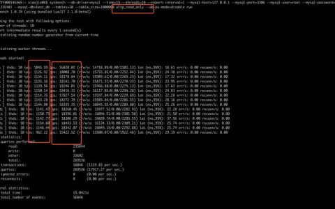 如何通过自定义测试脚本评估自建MySQL数据库的性能？