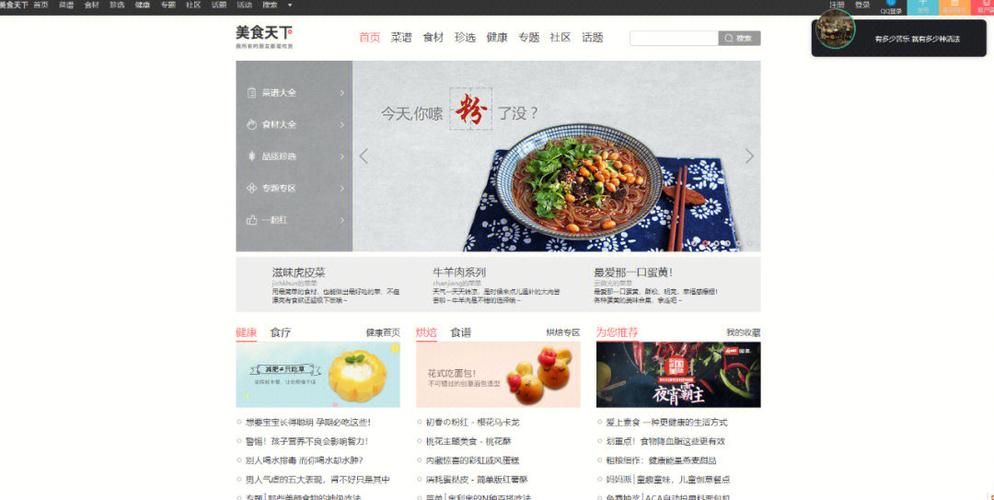 美食网站的设计与制作_与datahub对接的算法镜像制作