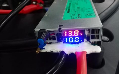 如何正确选择线材将服务器电源改造为充电器？