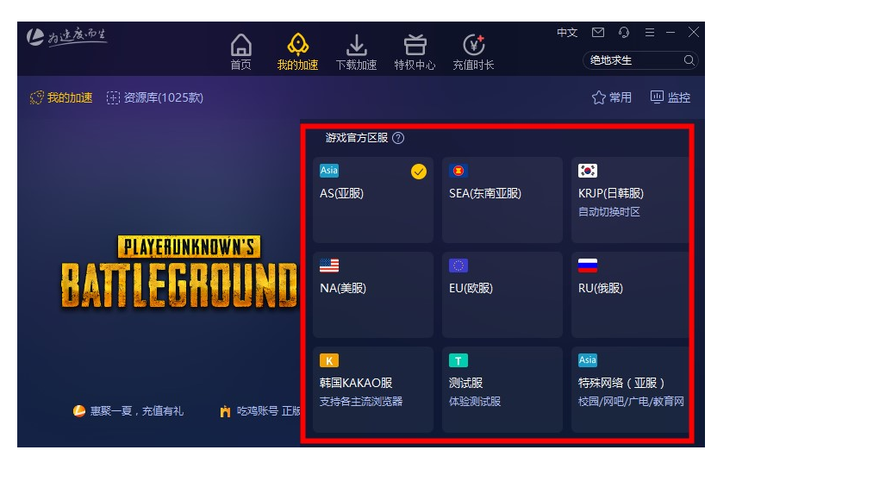 怎么查看吃鸡用的是什么服务器