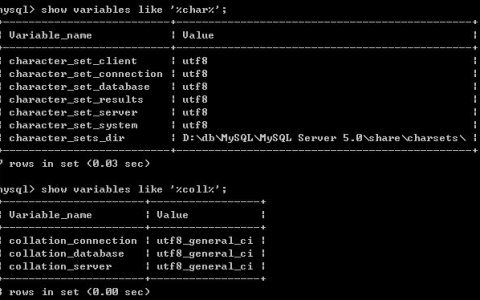 如何检查并更改数据库的编码方式？
