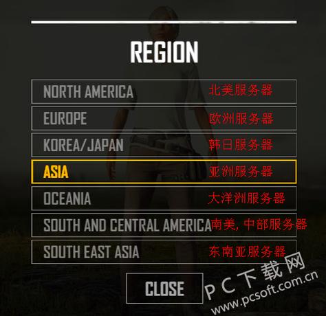 怎么看pubg玩的是什么服务器