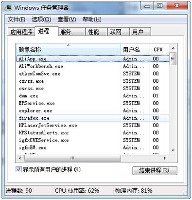 win7哪里看几线程