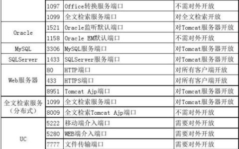 服务器端口规则的具体内容和应用场景是怎样的？