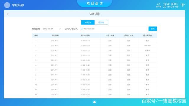 访客数据统计_查看访客记录