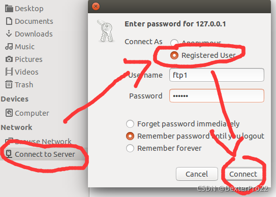 ftp服务器ubuntu登陆_FTP