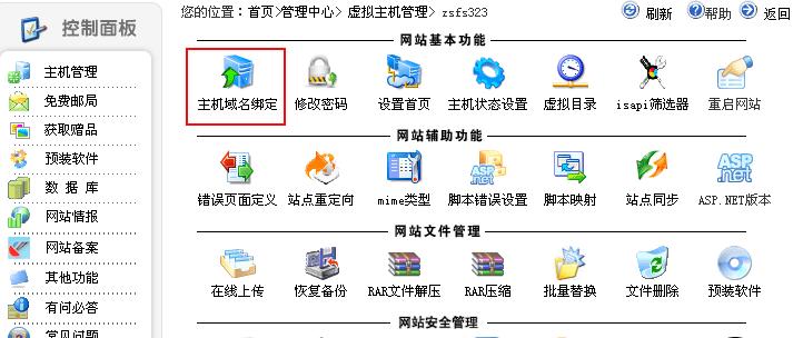 服务器和虚拟主机的绑定域名_绑定域名