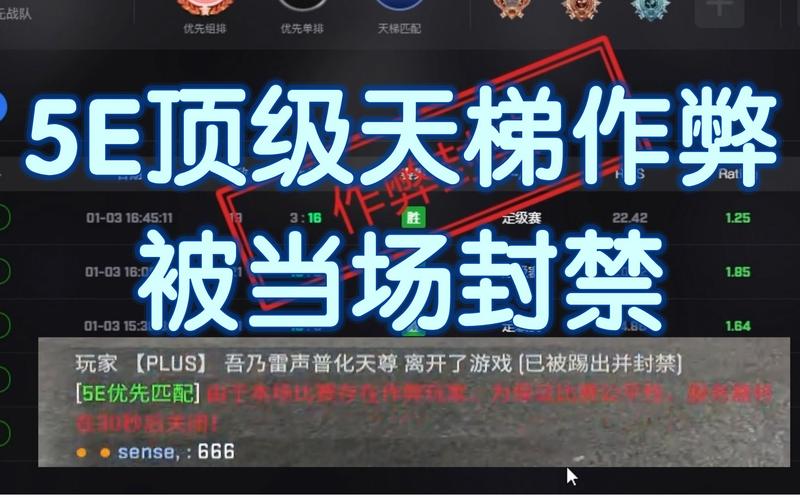 5e服务器开挂封号封什么