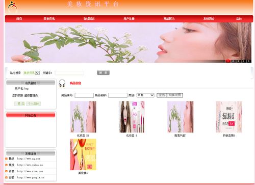 美妆网站源码asp_ASP报告信息