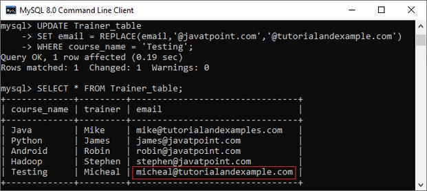 mysql跨数据库update_Update