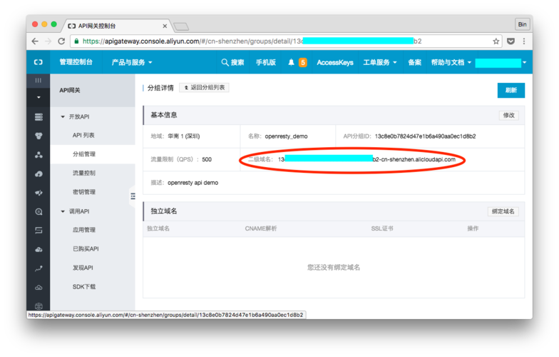 服务器上的api地址是什么意思
