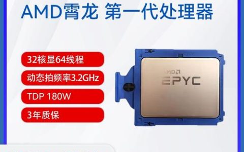 哪些服务器配置了单核心CPU？