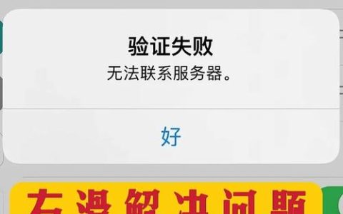 为何在尝试连接服务器时出现验证失败的情况？