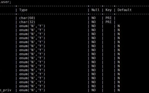 如何在RDS for MySQL数据库中单独修改一列的认证设置？