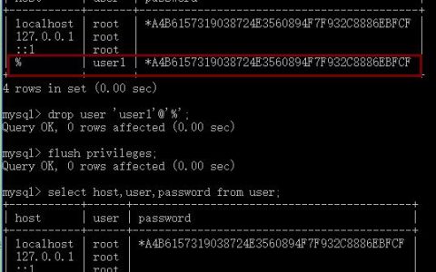 如何在MySQL中创建用户并为其分配特定数据库的权限？