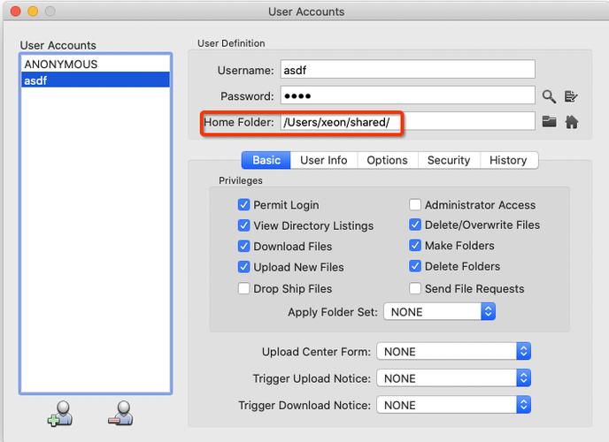mac服务器上配置ftp_配置FTP/SFTP连接