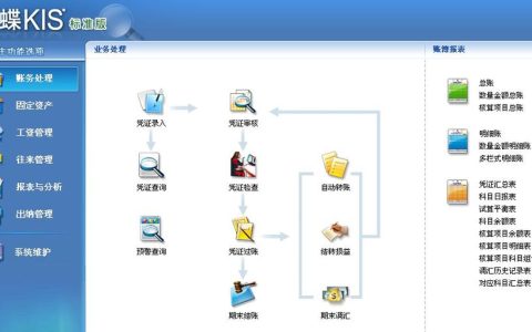 金蝶标准版服务器具有哪些功能和优势？
