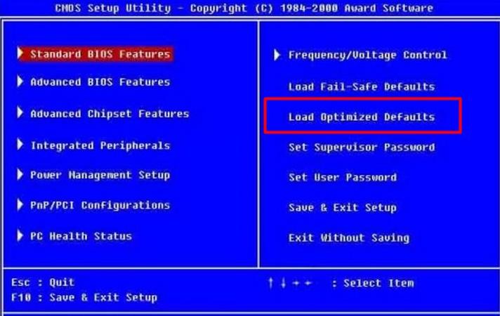 恢复下bios出厂设置在哪里
