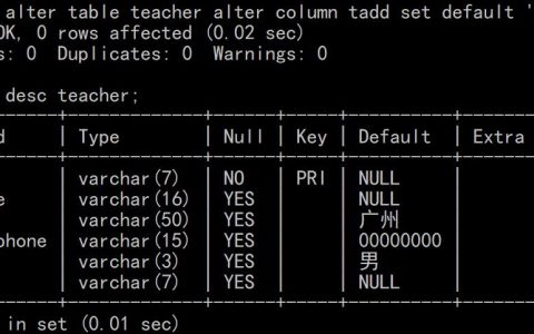 为什么在MySQL数据库建表时添加的timestamp字段默认值无效？