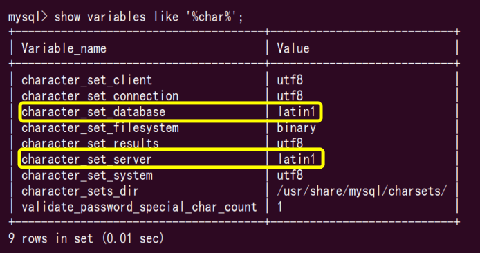 mysql 命令修改数据库编码格式_修改命令