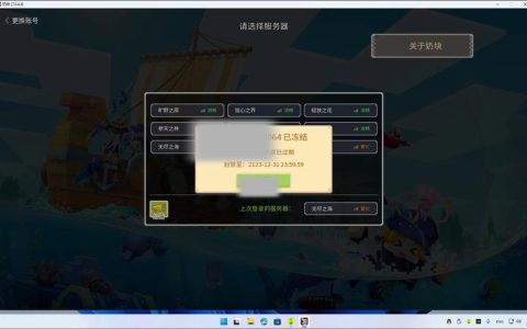 为什么在奶块游戏中玩家无法自主选择服务器？