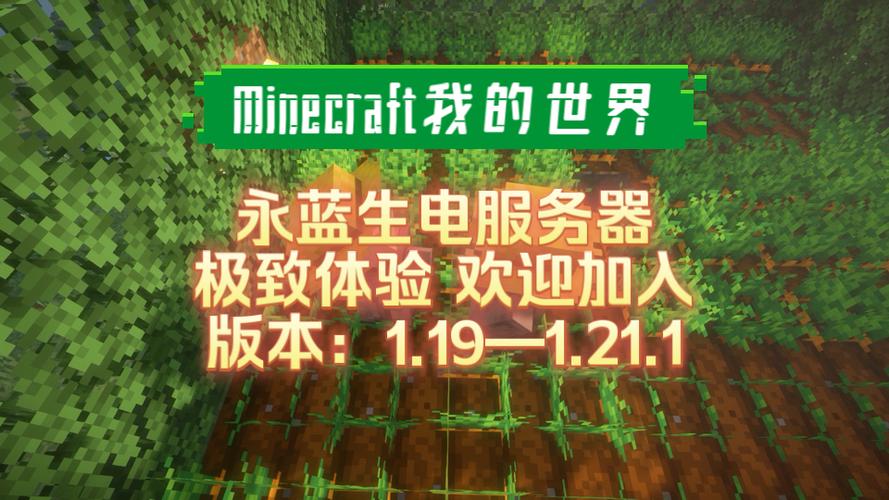 我的世界服务器广告语是什么