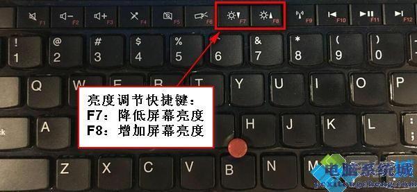 电脑亮度快捷键在哪里